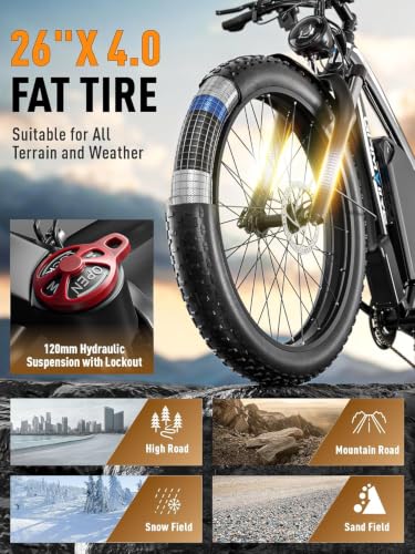 GAMVIRE V7 52V Electric Mountain Bike – Blue detail image 5