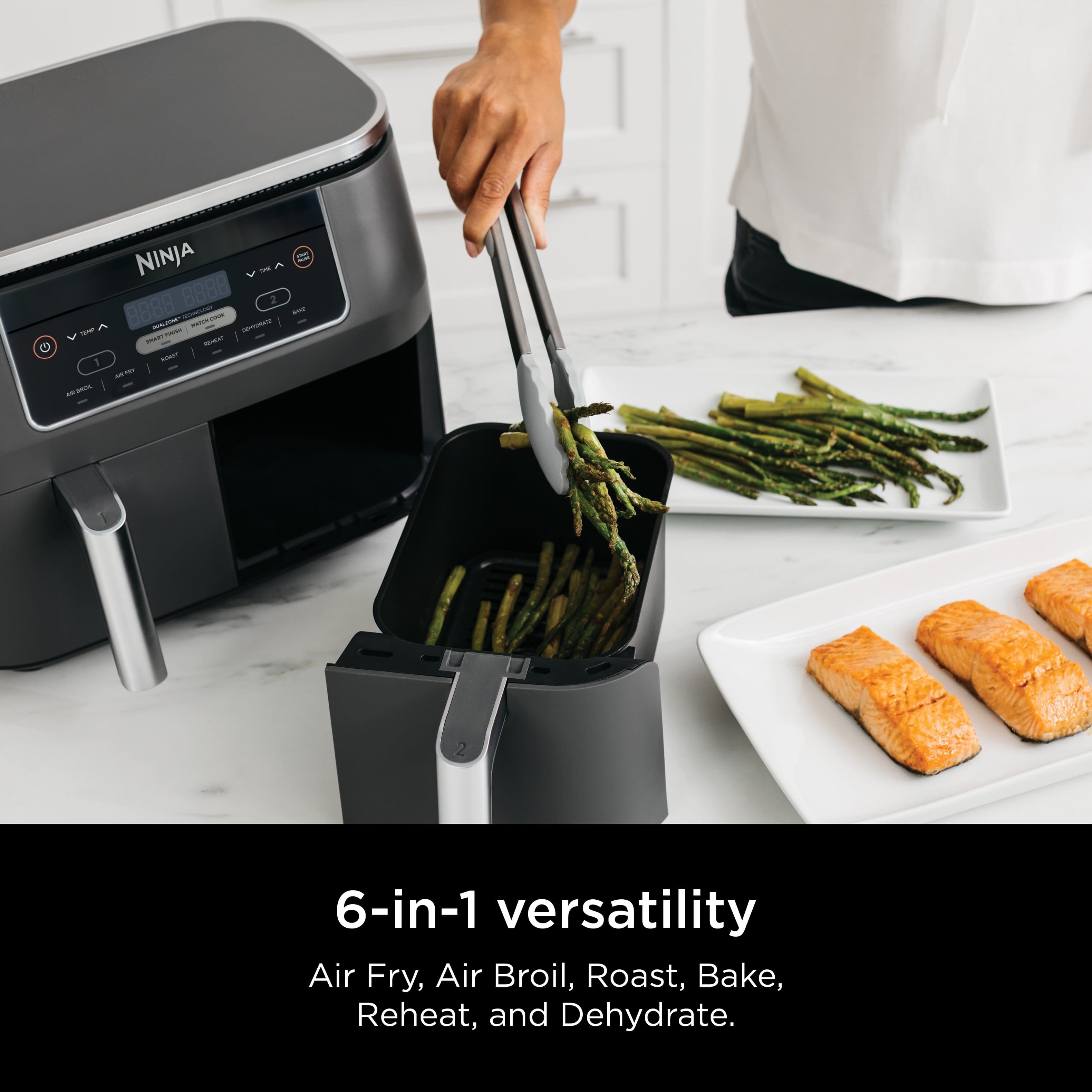 Ninja Foodi DualZone 6-in-1 8-Qt Air Fryer – Black product image 7