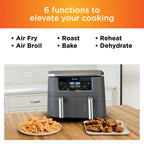 Ninja Foodi DualZone 6-in-1 8-Qt Air Fryer – Black product image 13