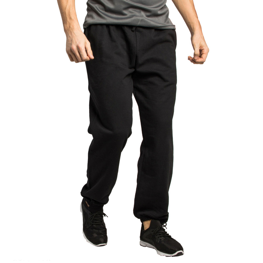 Mountain Ridge Men's Fleece Pants with Adjustable Drawstring and Elastic Ankle