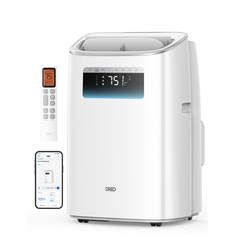Dreo DR-HAC012S 8,000 BTU Smart Portable Air Conditioner – White product image 4