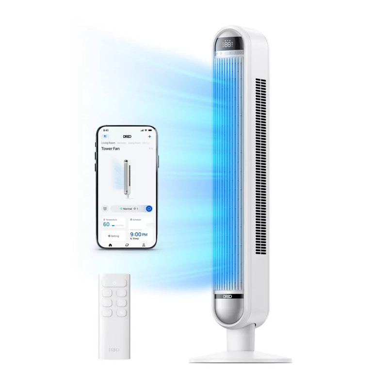 Dreo Cruiser Pro T1 42-Inch Smart Tower Fan – White product image 2