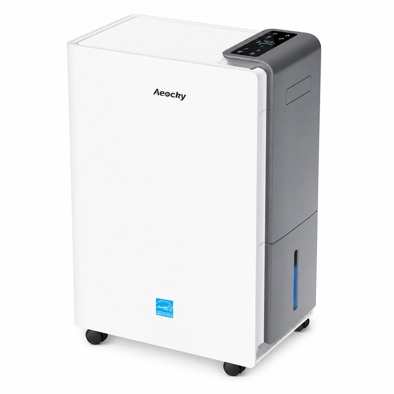 AEOCKY RHEA portable dehumidifier in ivory and grey