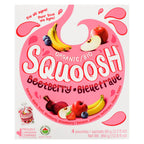 Go Gourmet Squoosh Bio Bleuetrave Collation 100% Fruits et Légumes, Emballage de 4, 90 g