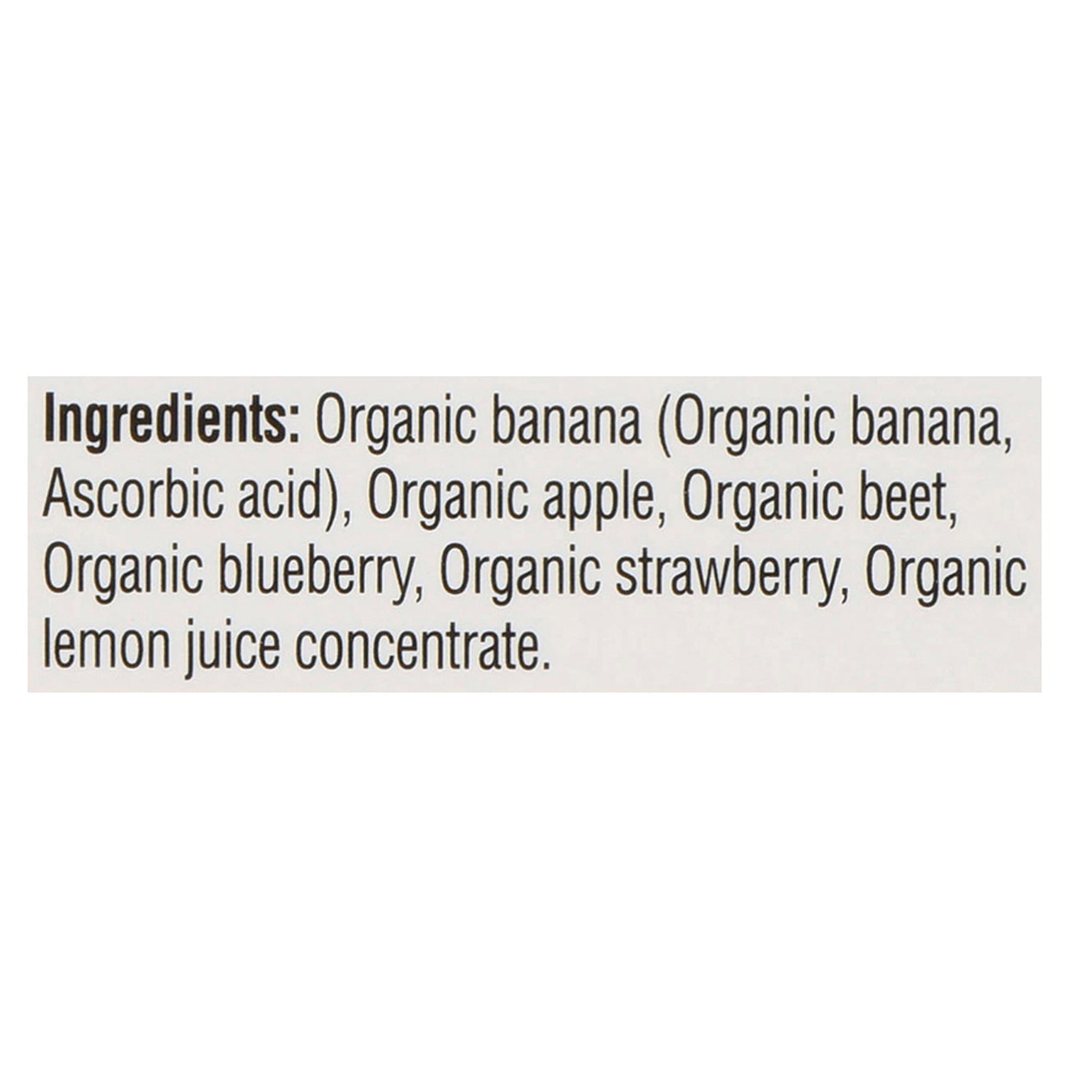 Go Gourmet Squoosh Bio Bleuetrave Collation 100% Fruits et Légumes, Emballage de 4, 90 g