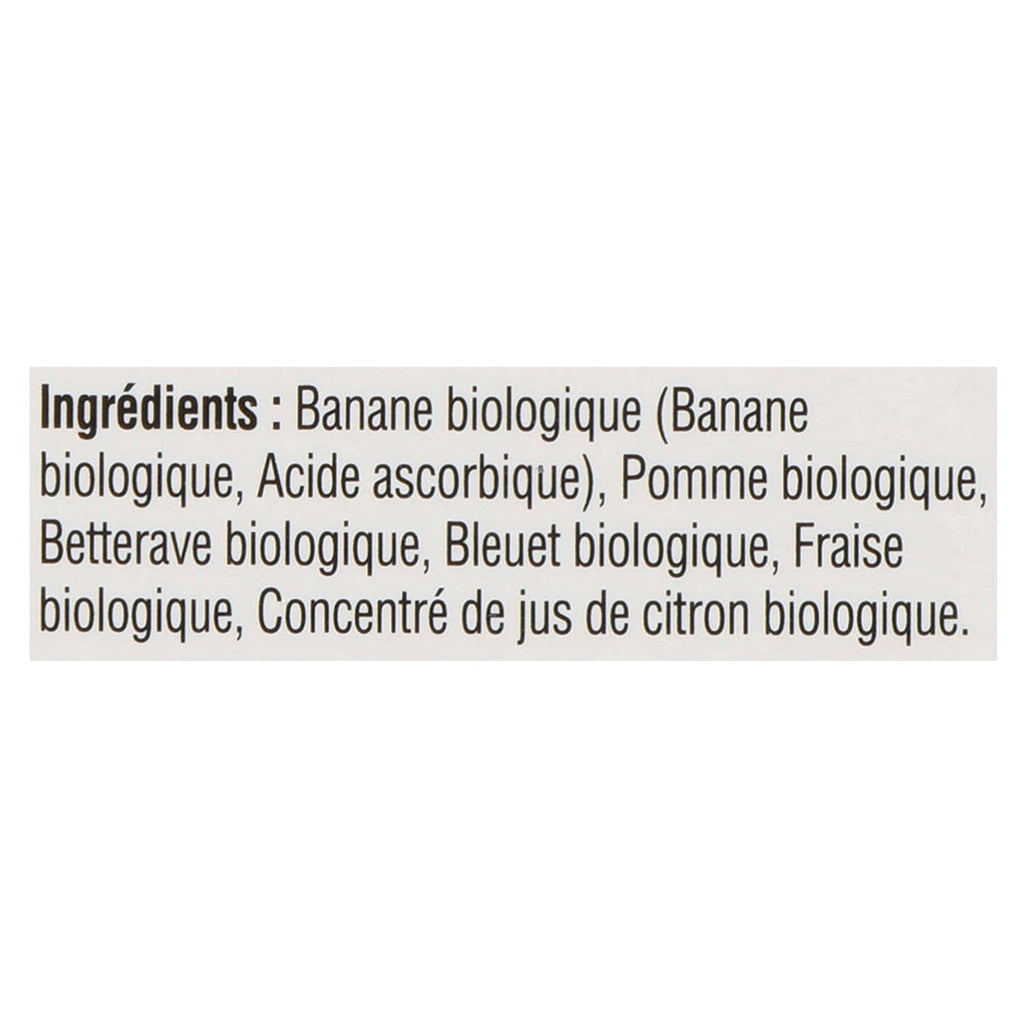 Go Gourmet Squoosh Bio Bleuetrave Collation 100% Fruits et Légumes, Emballage de 4, 90 g