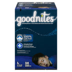 Goodnites Nighttime Underwear Boys L 31-43 kg, 34 Count