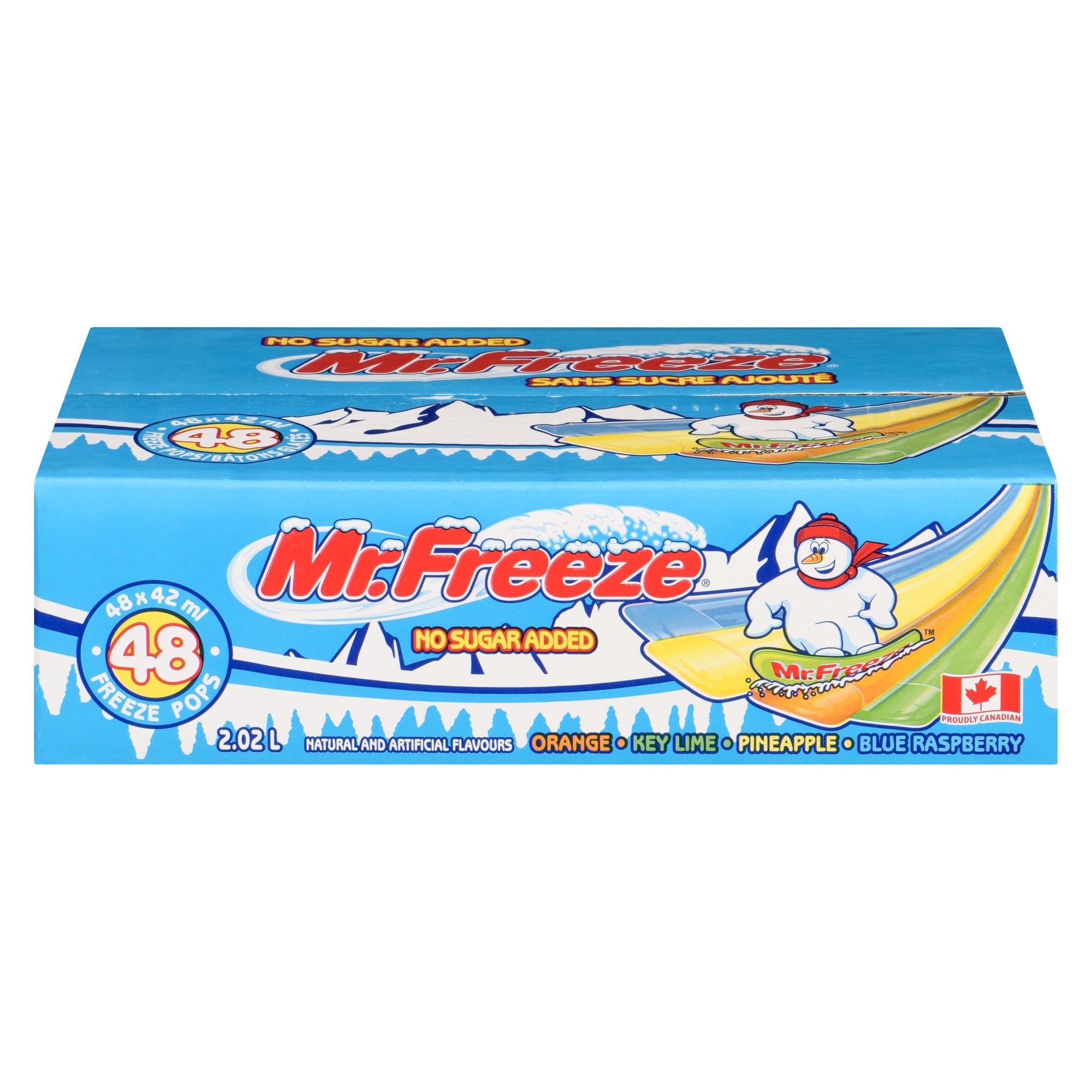 Mr. Freeze Freeze Pops, 48-Pack, 42-ml