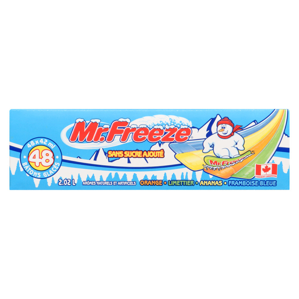 Mr. Freeze Freeze Pops, 48-Pack, 42-ml
