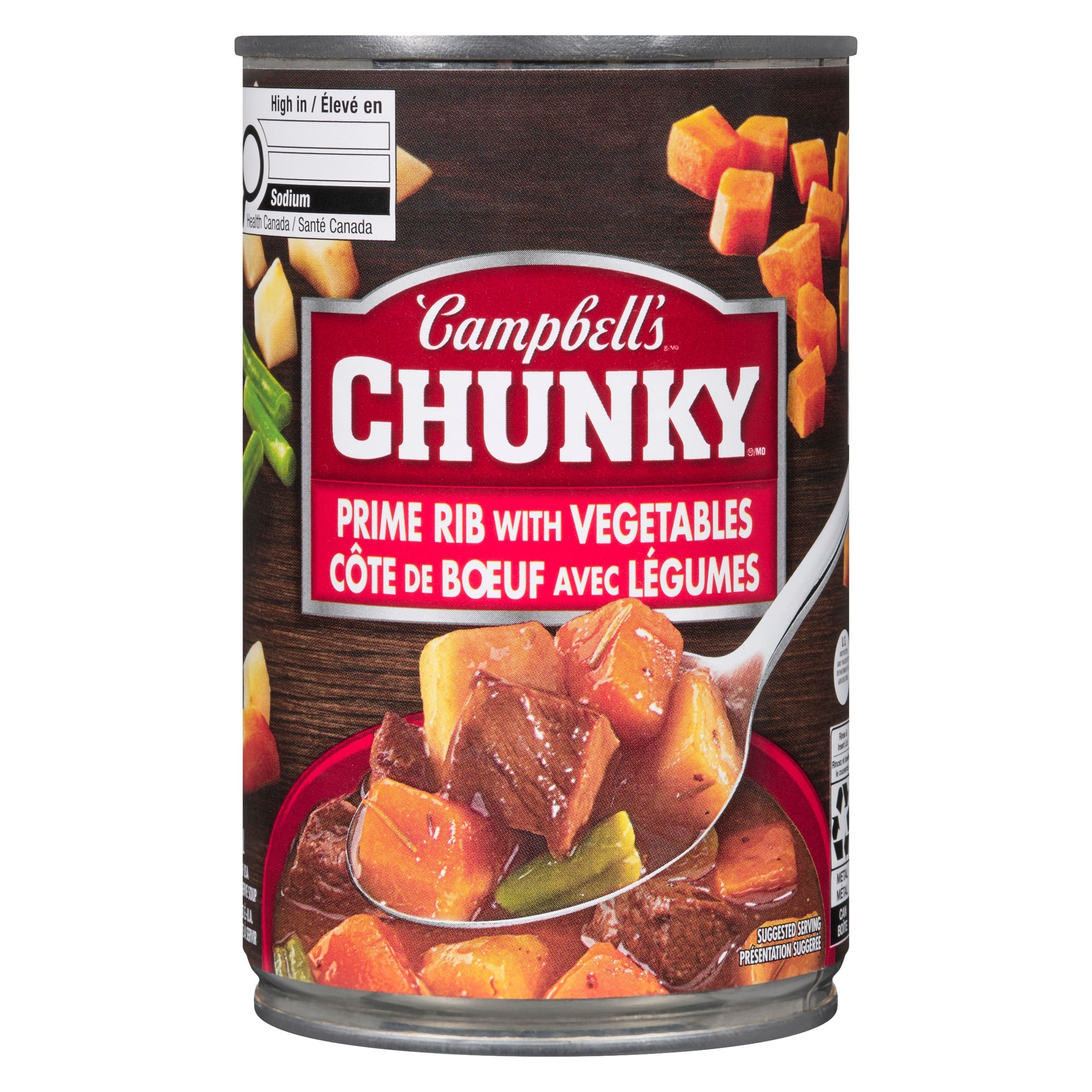Campbell's Chunky Ready to Serve Soup Prime Rib with Vegetables - 515 ml