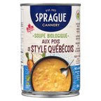Sprague Québec-Style Split Pea Soup with Vegetables and Hemp Hearts, Organic, 398-ml