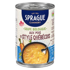 Sprague Québec-Style Split Pea Soup with Vegetables and Hemp Hearts, Organic, 398-ml