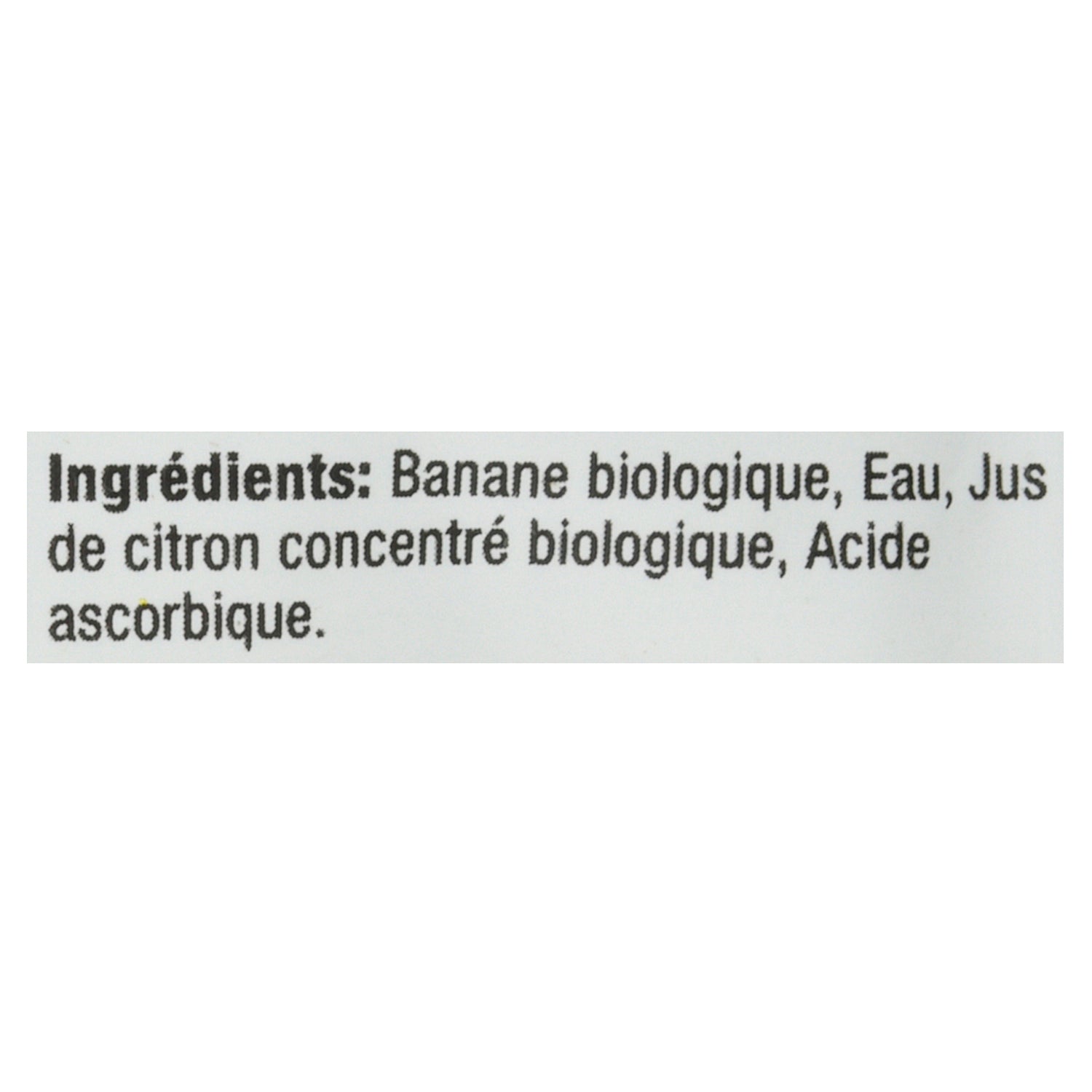 Baby Gourmet aliments biologiques pour bébés simplement banane premières, 128 ml