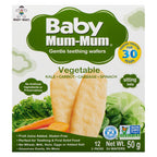 Gaufrettes de dentition douces aux légumes Baby Mum-Mum, 50 g