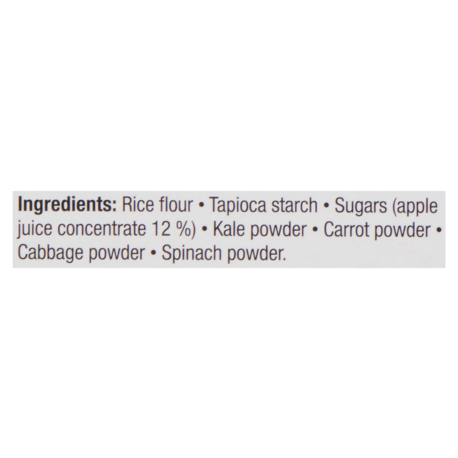 Gaufrettes de dentition douces aux légumes Baby Mum-Mum, 50 g