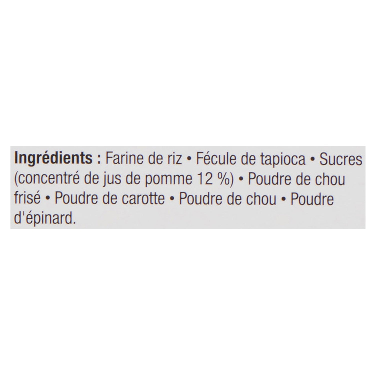 Gaufrettes de dentition douces aux légumes Baby Mum-Mum, 50 g