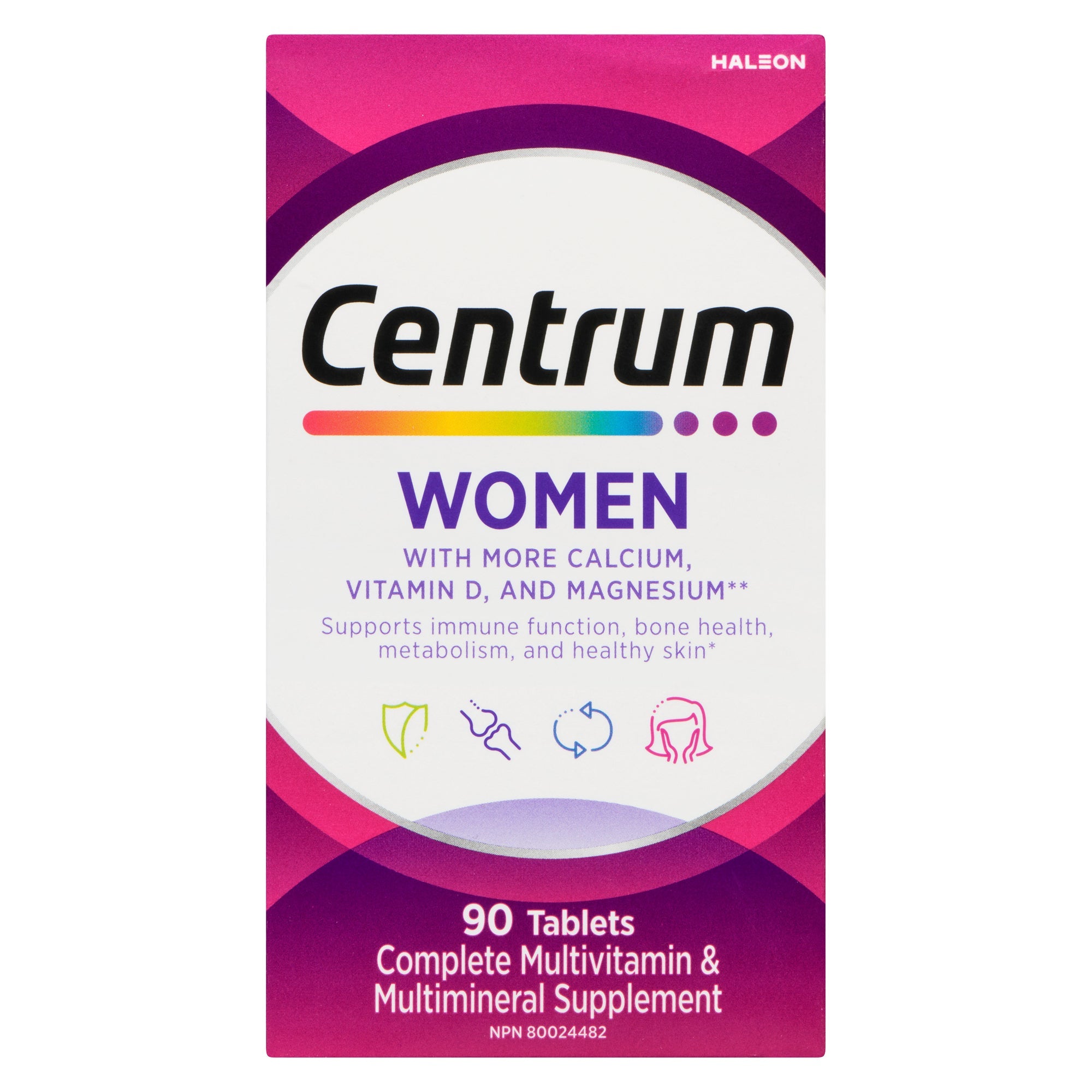 Centrum Complete Multivitamin/Mineral Supplement Women Tablets, 90-Pack