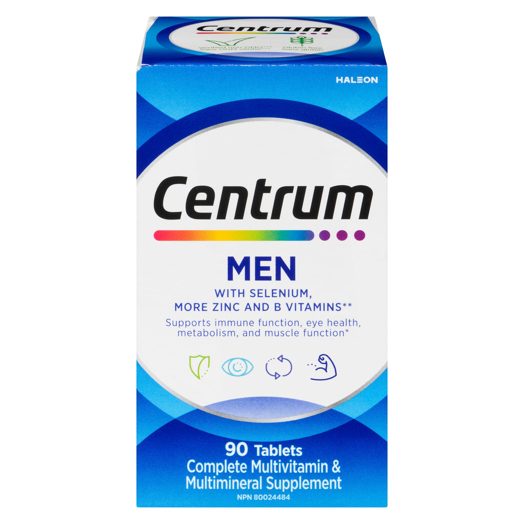 Centrum Complete Multivitamin/Mineral Supplement Men Tablets, 90-Pack