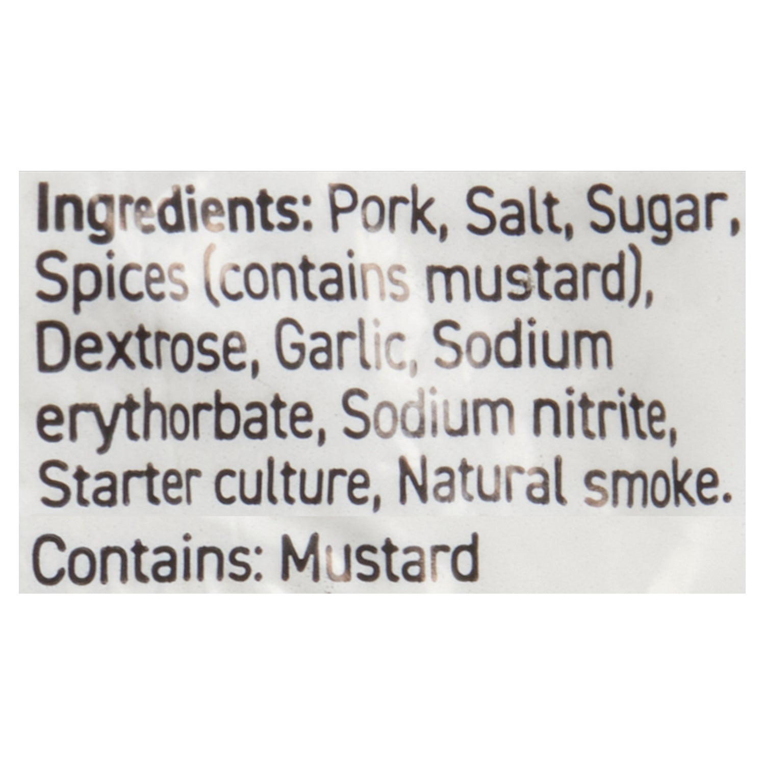 Halenda's Smoked and Dry Cured Pork Sausage Mild Hunter Garlic, 275 g