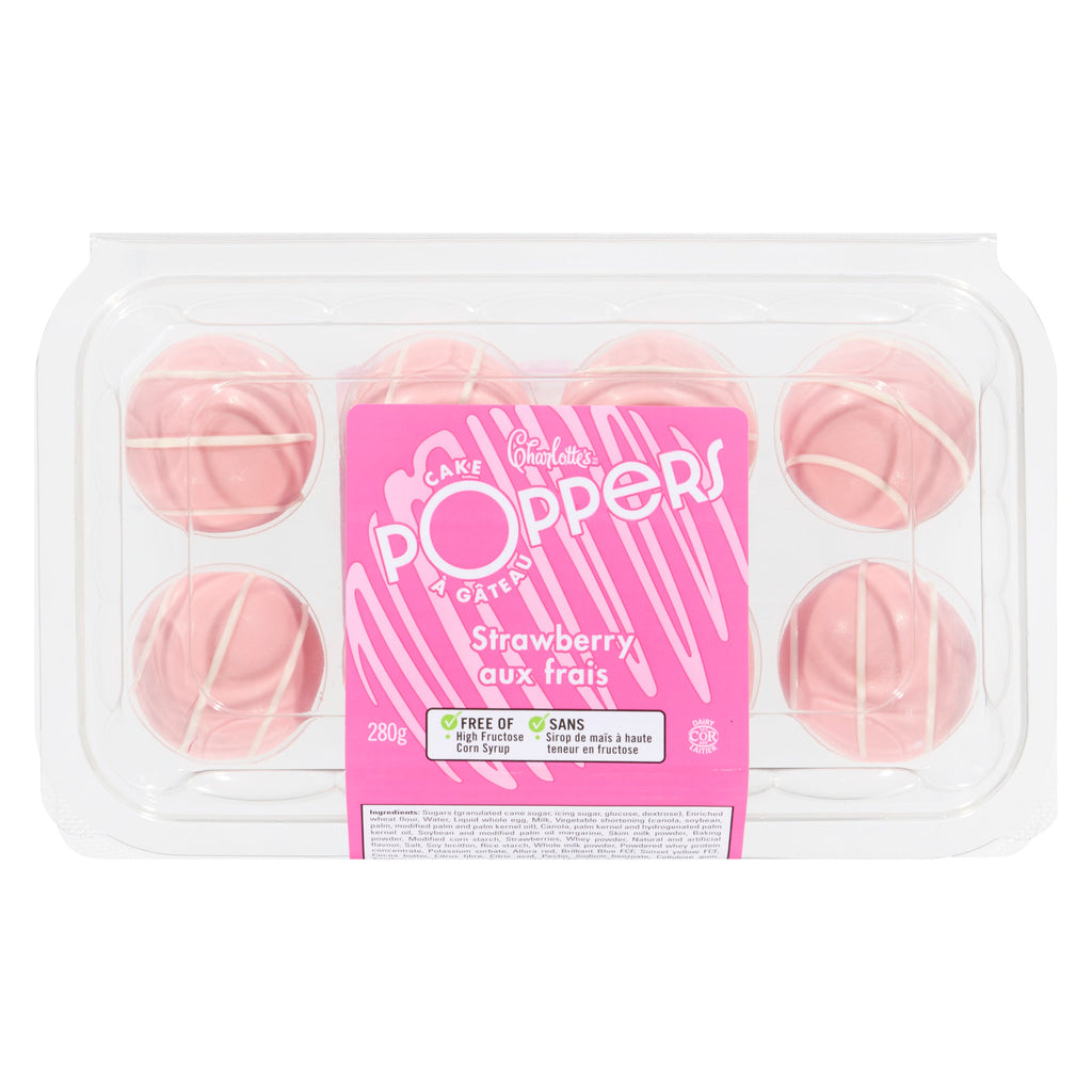 Charlotte's Cake Poppers Strawberry, 280 g