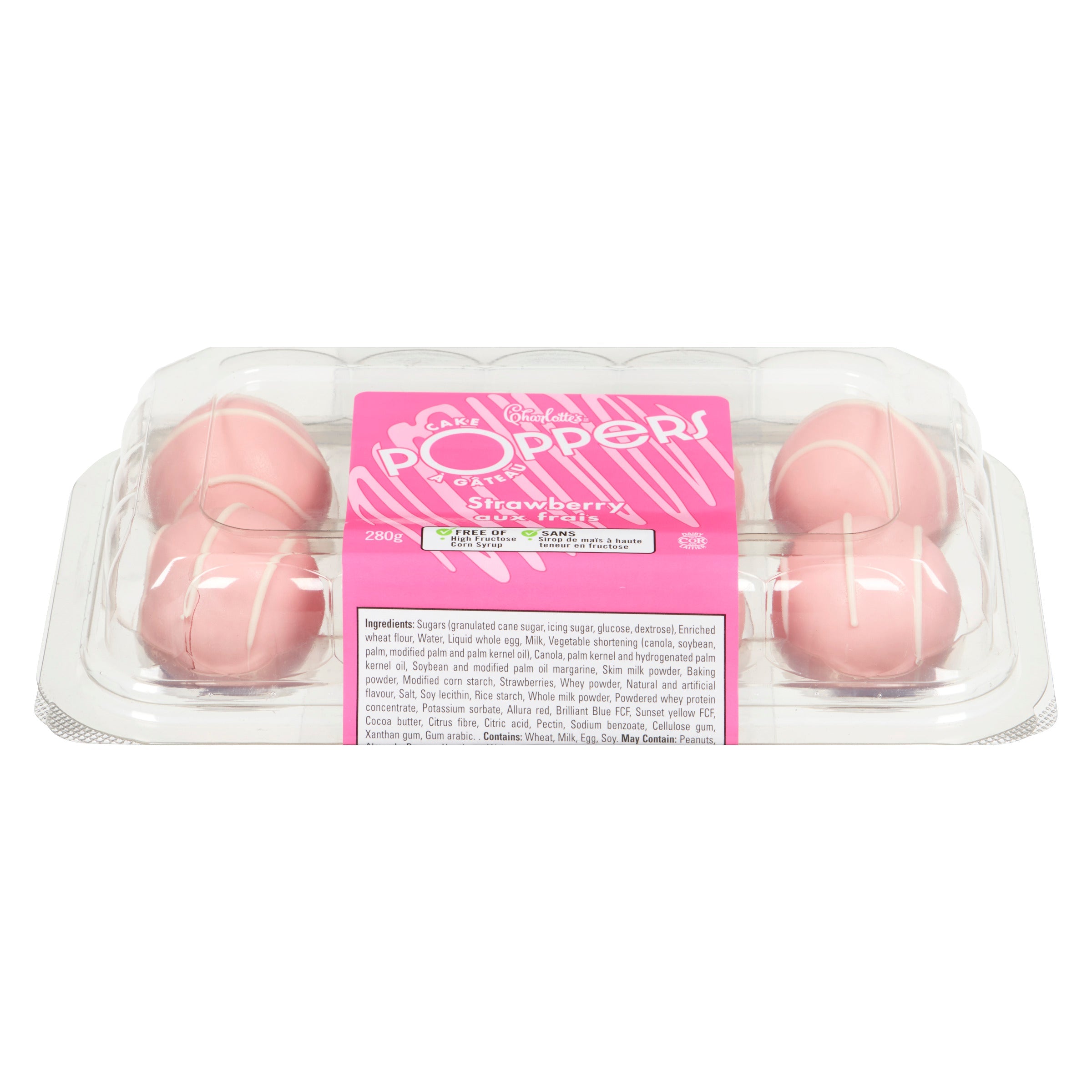Charlotte's Cake Poppers Strawberry, 280 g