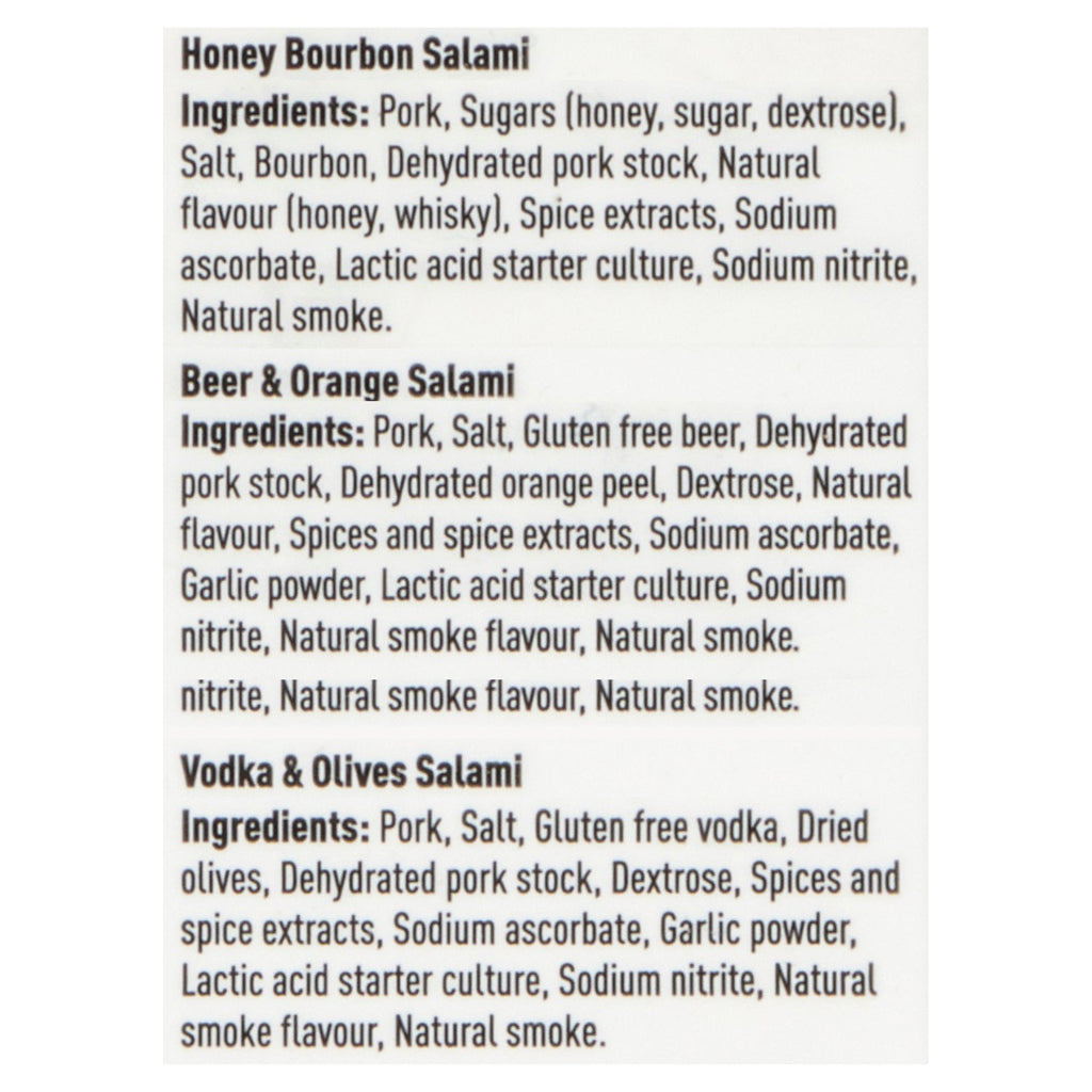 Piller's Charcuterie Trio Happy Hour Salami Collection, 125 g