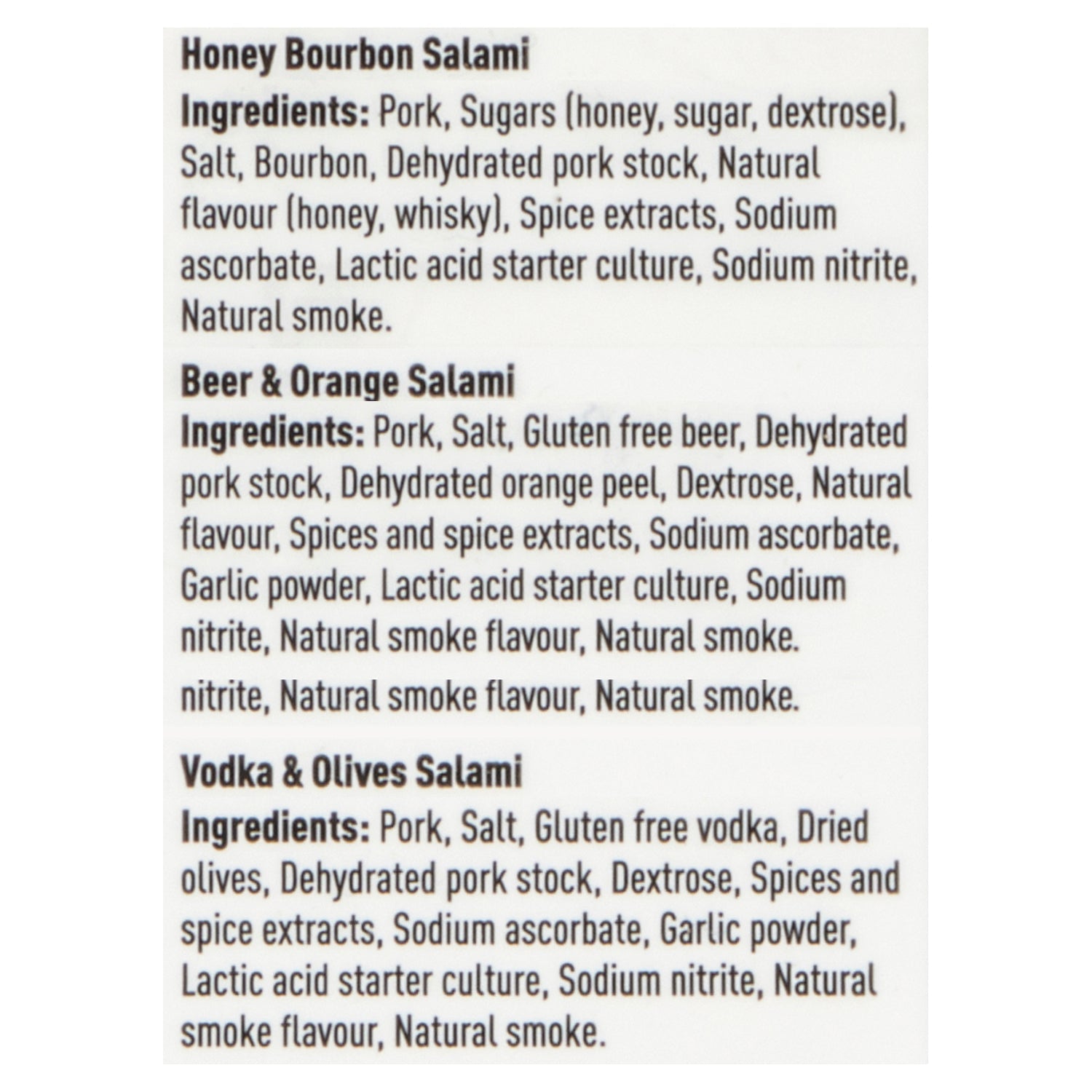 Piller's Charcuterie Trio Happy Hour Salami Collection, 125 g