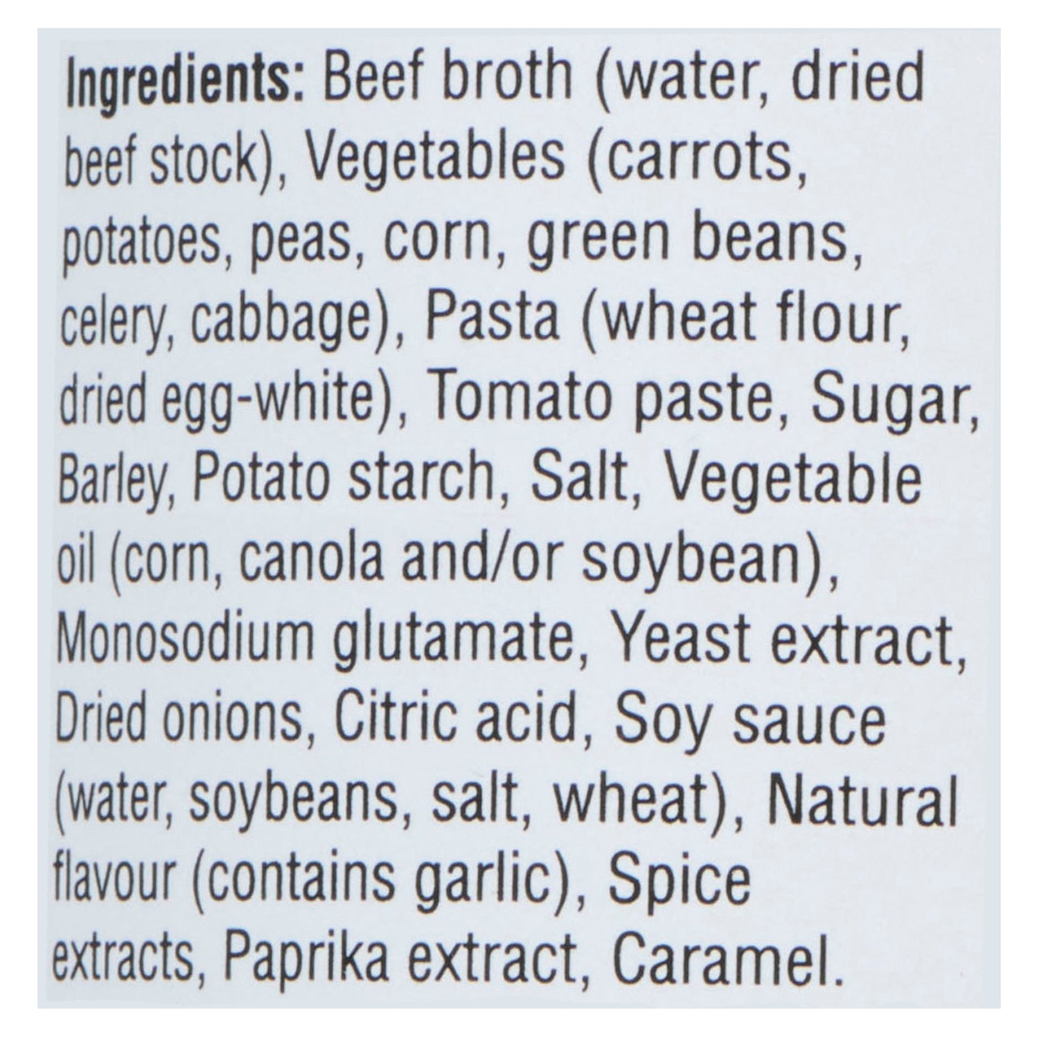 Campbell's Condensed Soup Vegetable, 284 ml