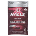 Pastilles Soulagement à la cerise noire Halls - emb. de 25