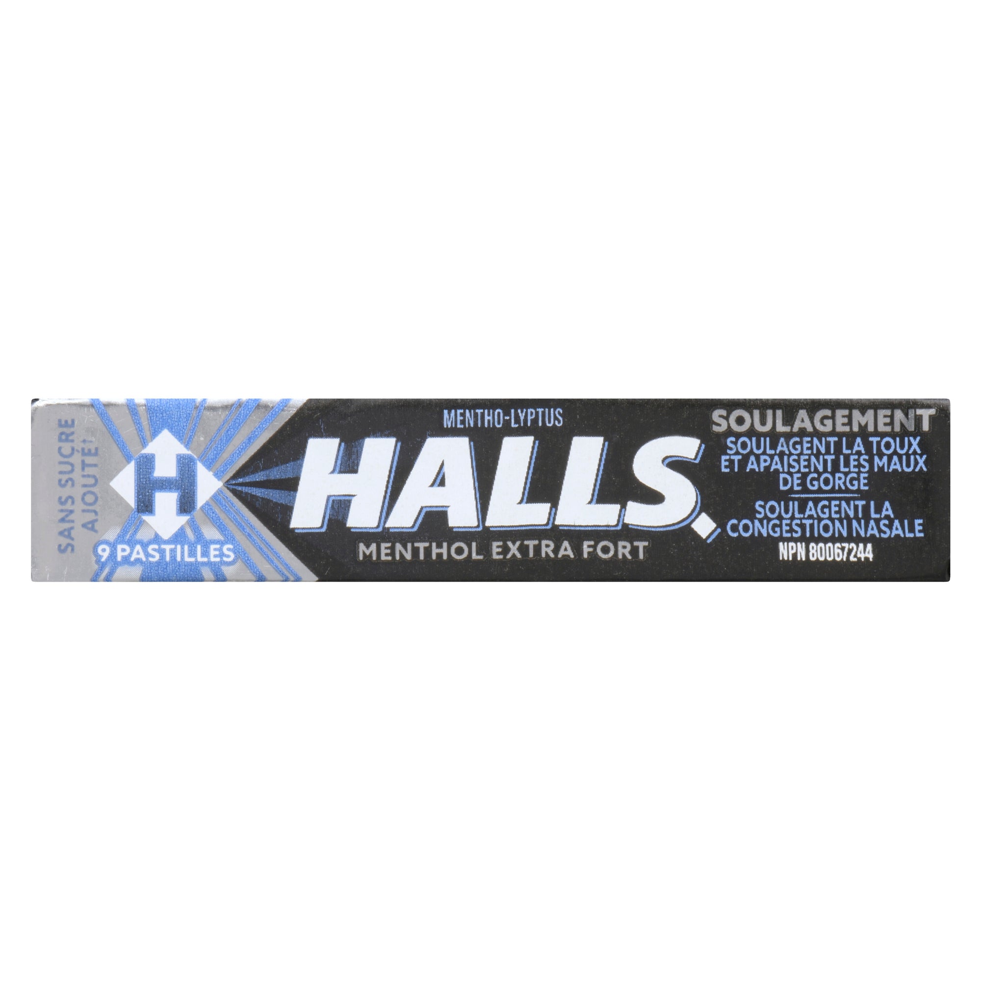Halls Relief Mentho-Lyptus Extra Strong Menthol, 9 Lozenges