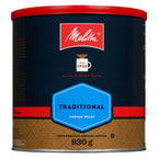 Melitta 100% Premium Ground Coffee Traditional Medium Roast, 930 g