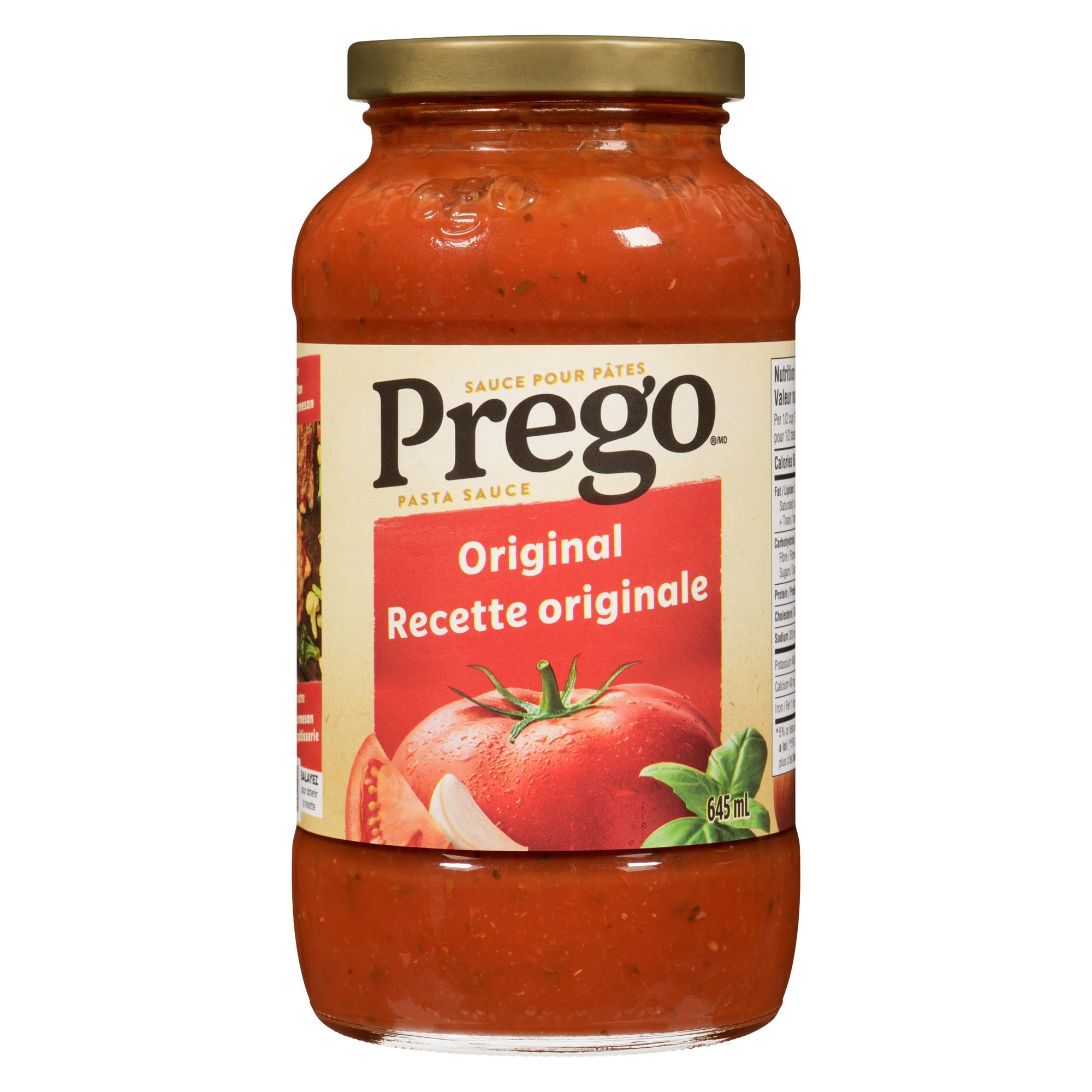 Prego Original Pasta Sauce, 645 ml