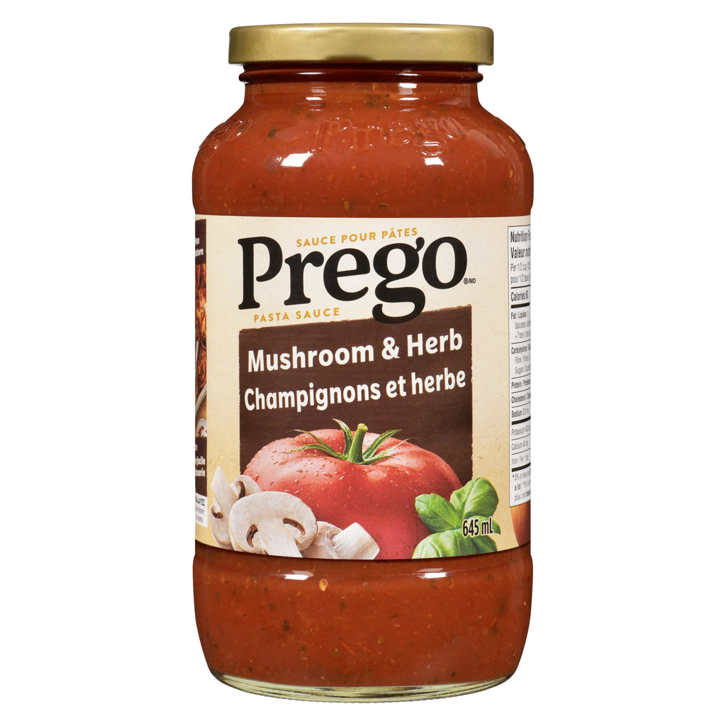 Prego Fresh Mushrooms Pasta Sauce - 645ml