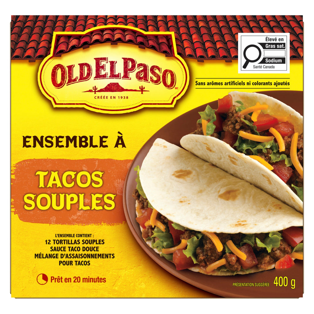 Old El Paso Soft Taco Dinner Kit - 400g