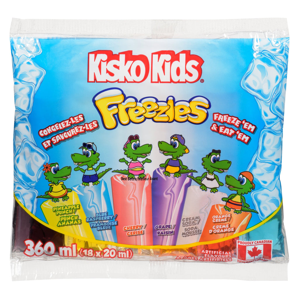 Kisko Kids Freezies, 18-Pack, 20-ml