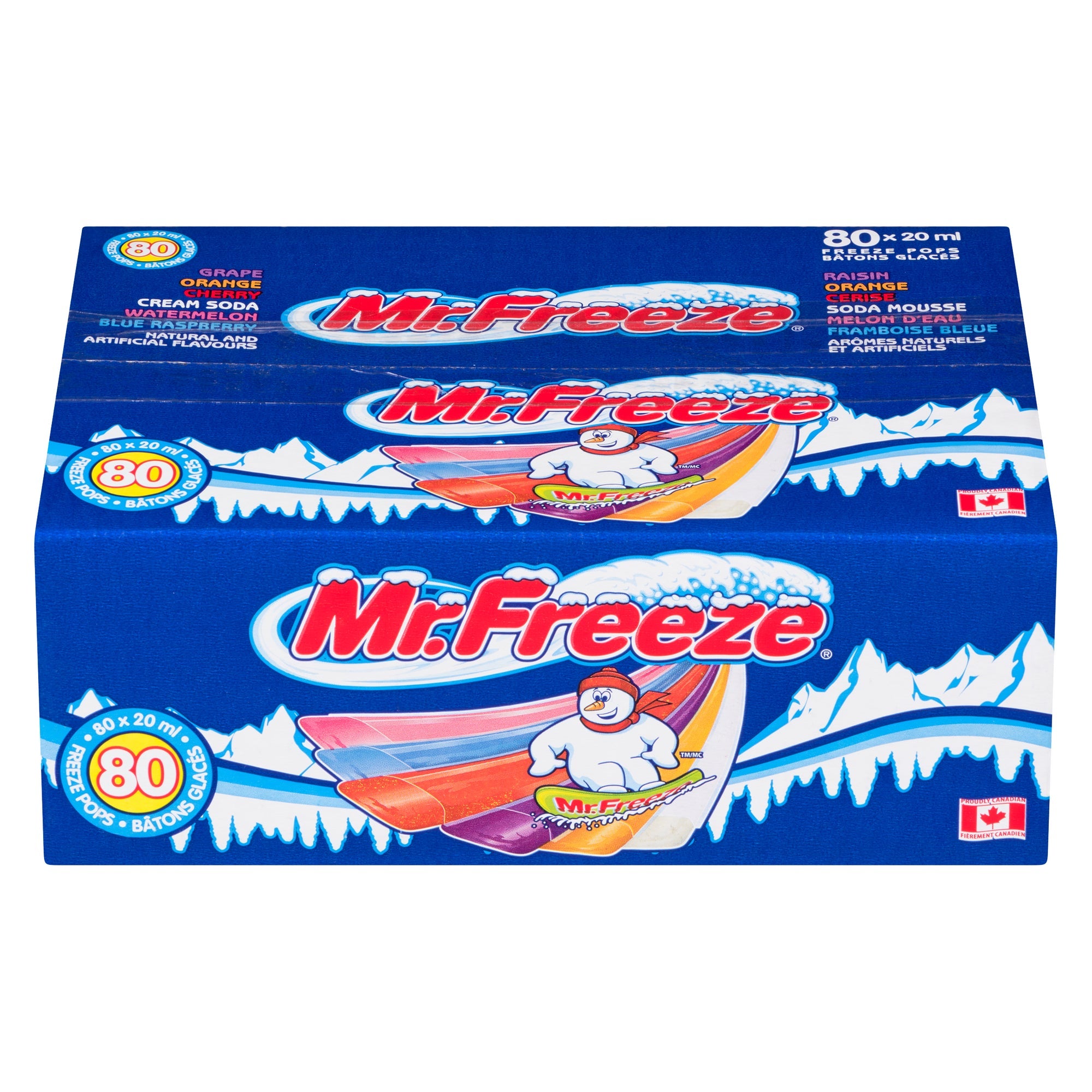 Mr. Freeze Freeze Pops, 80-Pack, 20-ml