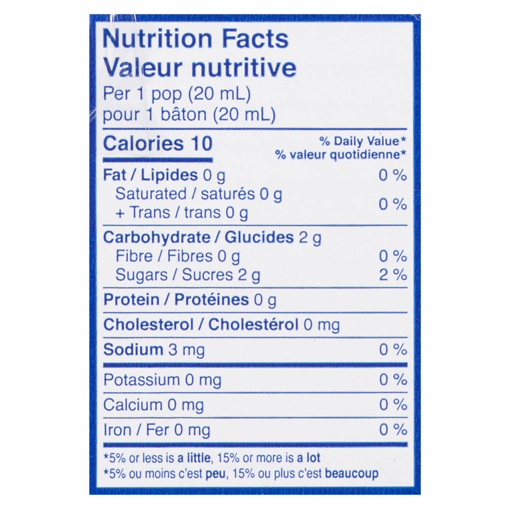 Mr. Freeze Freeze Pops, 80-Pack, 20-ml