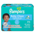 Lingettes pour bébés Pampers, 216 lingettes – emb. de 3