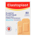 Elastoplast Fabric Strong Adhesive Bandages, Assorted Sizes, 80-Pack