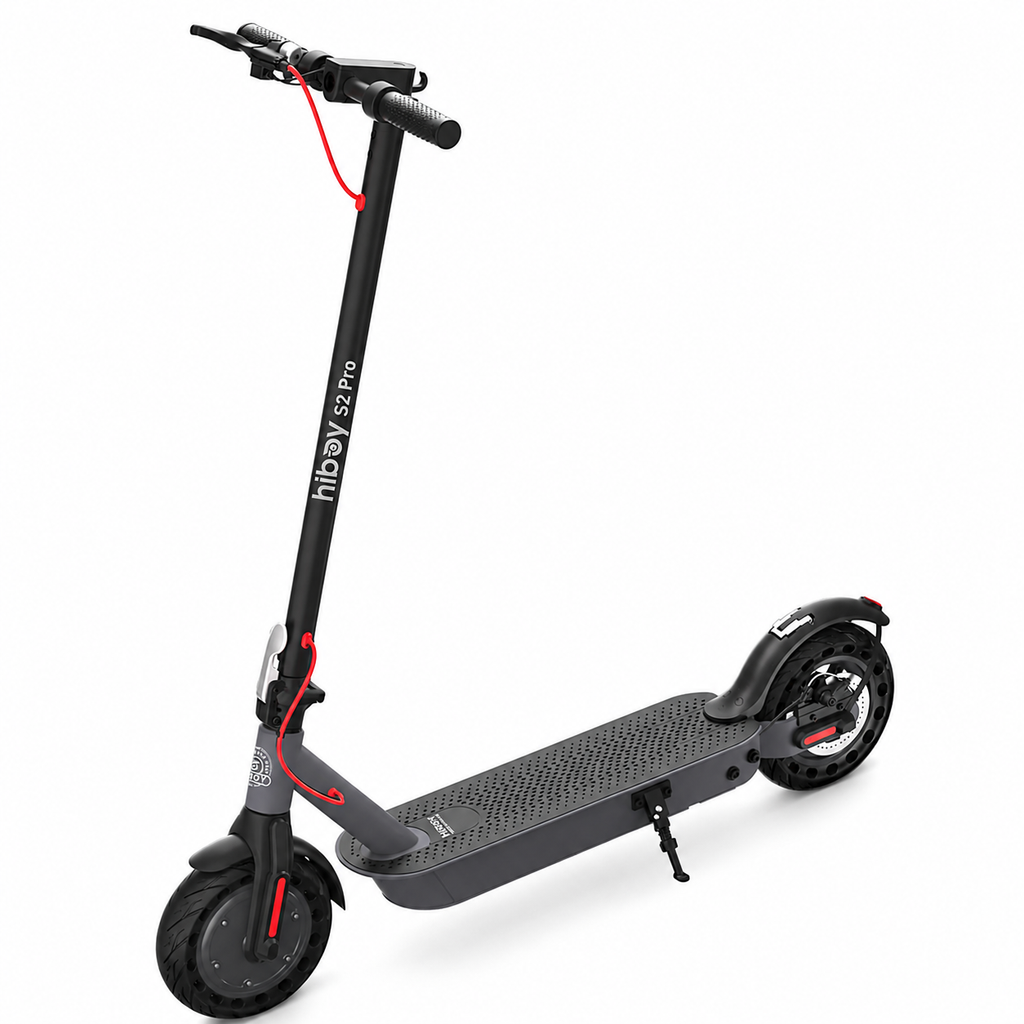 Hiboy electric scooter in black with red accents