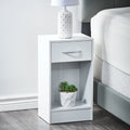 White Bedside Table