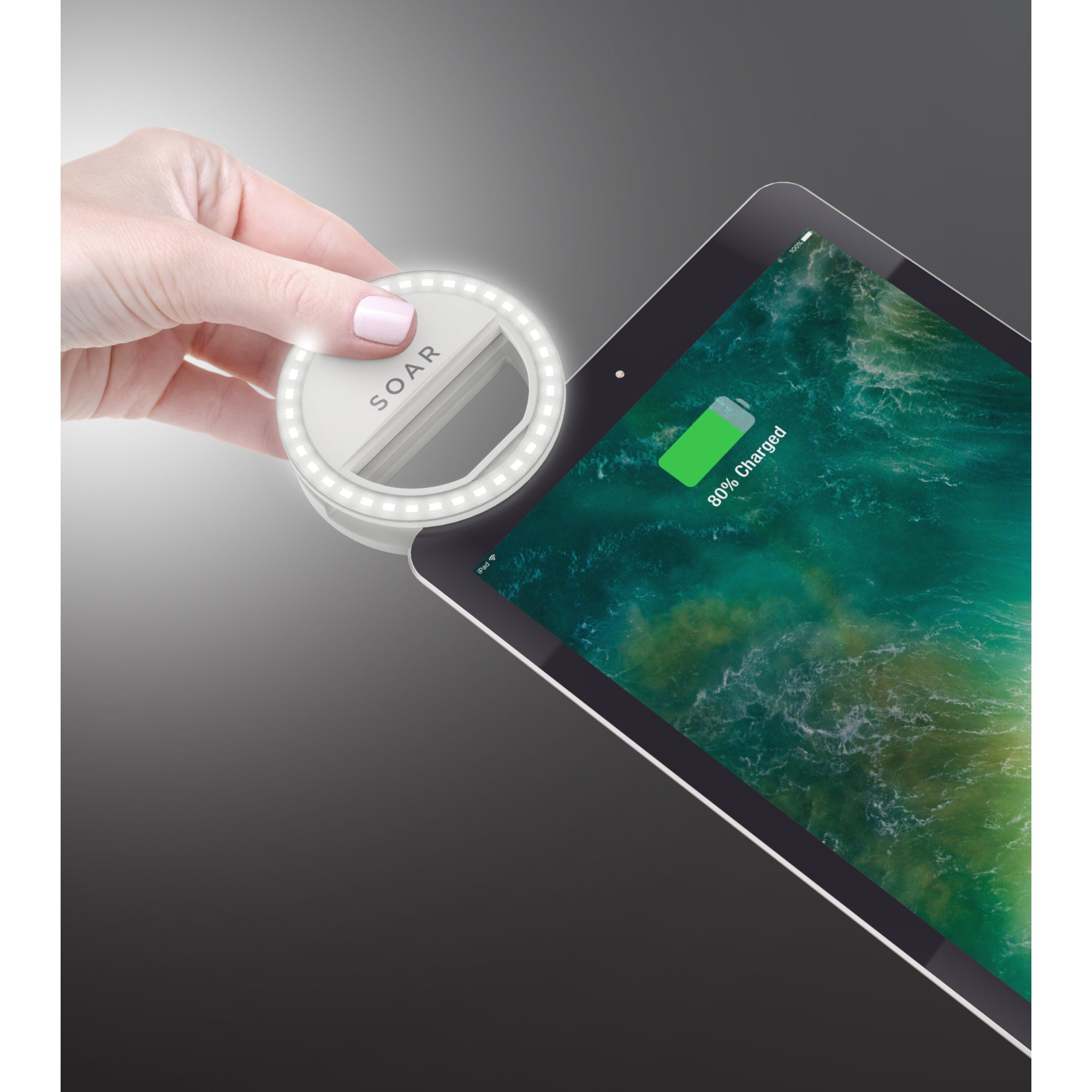 SOAR Clip-On Selfie LED Ring Light