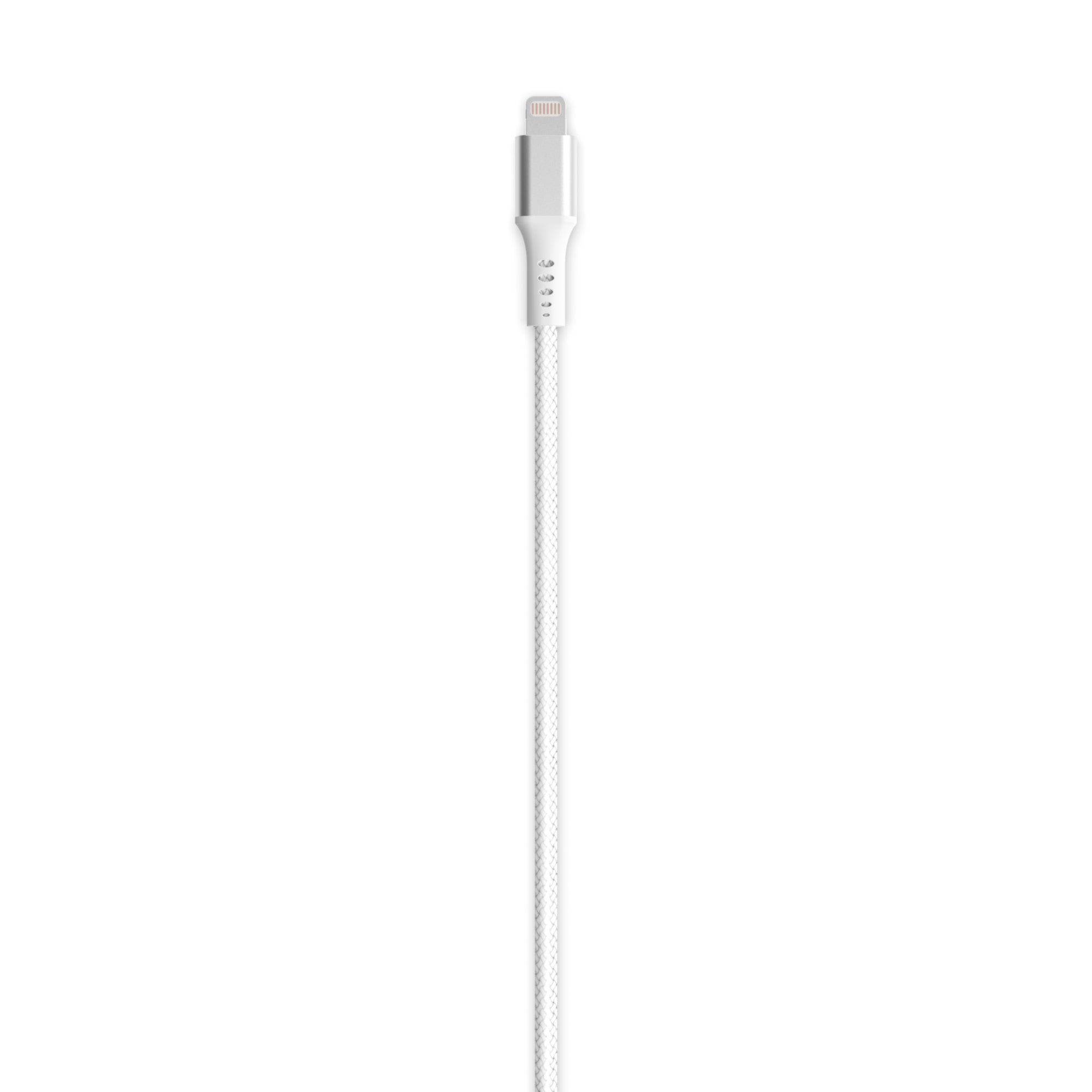 Soar Braided USB-C To Lightning Cable, White, 10-ft.