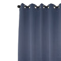 HomeStyles Black Out Curtain with Grommets, Grey, 37-in x 63-in.