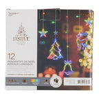 Battery Operated Pendent String Lights with 120 Multicolour LED Lights, 3.5-m