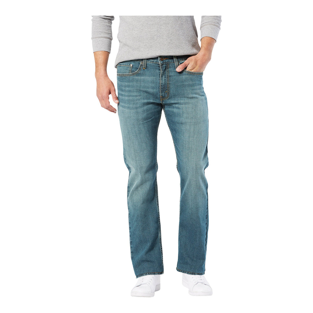 Levi Strauss Signature Men's Straight Leg Jeans, Blue
