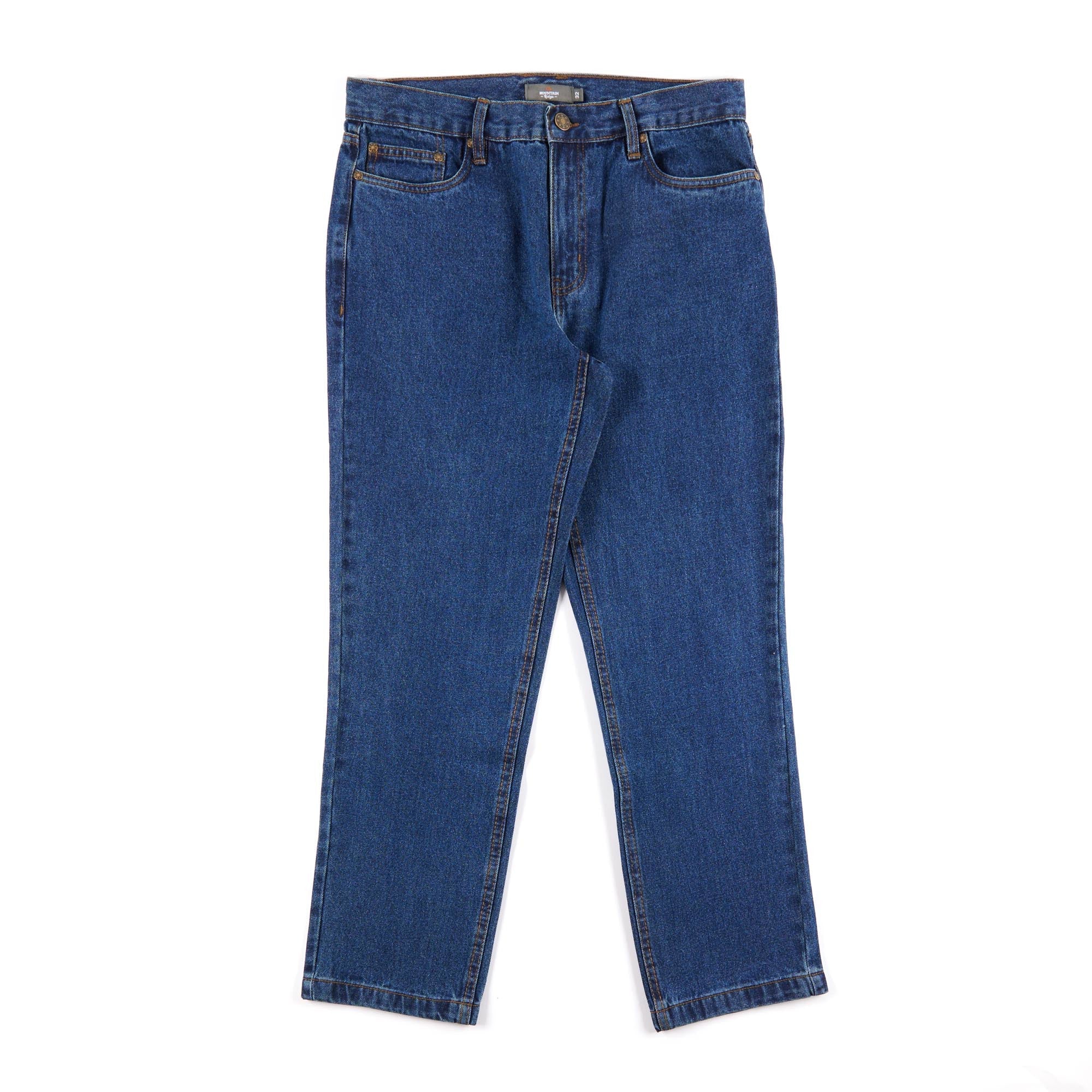 Mountain Ridge Men's Denim Pants, Blue