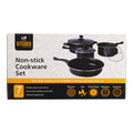 Kitchen Creations Cookware Set, Black, 7-Piece