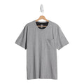 Mountain Ridge Men's Short Sleeve Crew Neck T-Shirt with Chest Pocket, Grey