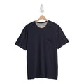 Mountain Ridge Men's Short Sleeve Crew Neck T-Shirt with Chest Pocket, Navy